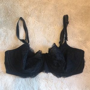 Victoria’s Secret Demi Black Lace Bra
